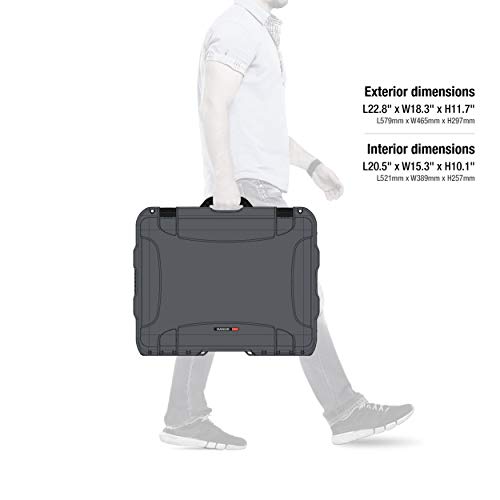 Nanuk Waterproof Hard Case With Lid Organizer And Padded Divider - Graphite, Multi, 950-6007 #TOP6