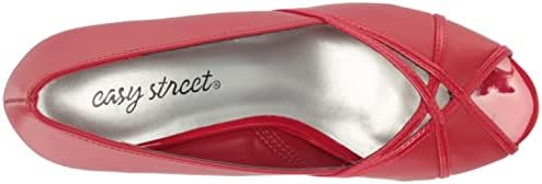 Easy Street Women's Celeste Pump, Red, 8 Wide | Image 4