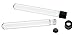 Chemglass CLS-4208-01 Glass 4.5mL Complete Hungate Anaerobic Culture Tube, with Screw Thread 16mm Diameter x 125mm Height, (Pack of 100)