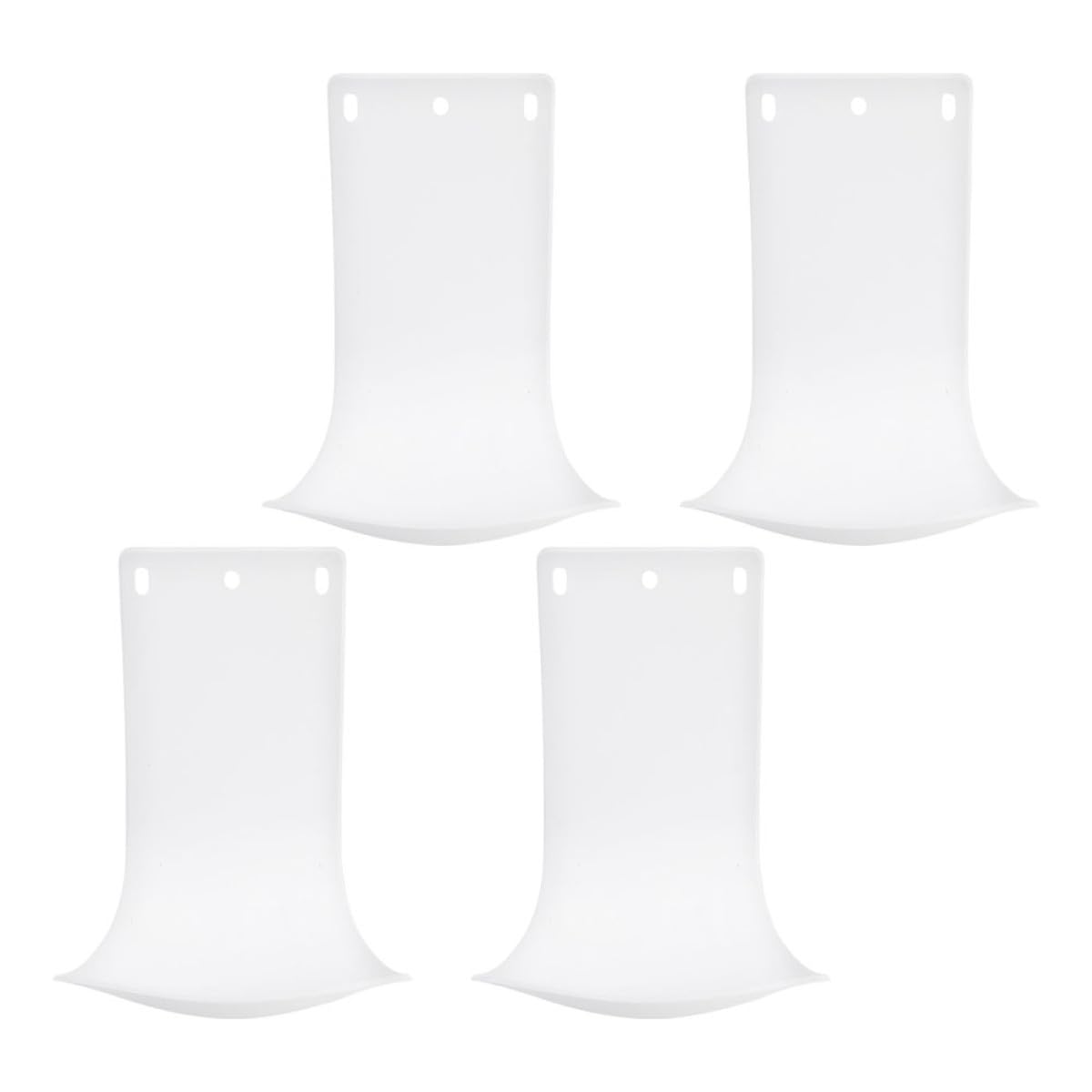 Bandeja para jabón en oficinas y baños de hogar, accesorio de pared limpio pack de 4