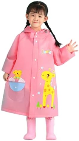 Amazon 夏特典 クッポン 健康 環境にやさしいレインコート Qbsm 子供用 子ども レインウェア 台風対策 移動 遠足 キャンプ 雨具 恐竜 キリン 小熊 ユニコーン 通園 軽量 Diy シール付 男女兼用 レインウェア 通販