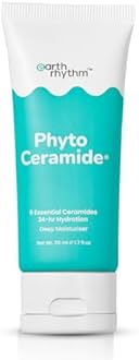 Earth Rhythm Phyto Ceramide Face Moisturizer For Deep Hydration & Moisturization With Hyaluronic Acid, Vitamin E & Phyto Ceramide | Strengthen Skin Barrier For Dry, Sensitive & Normal Skin (50ml)