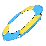 TOYANDONA Trampoline Spring Cover 47in Round Trampoline Replacement Pad with Pole Holes Universal Trampoline Safety Pad Trampoline Edge Protection Guard