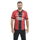 Charly Men's Soccer Liga MX 25/26 Jerseys - Represent Your Team in Style with Home and Away Jerseys (US, Alpha, Small, Regular, Regular, Atlas Home)