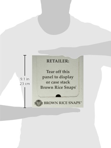 Edward & Sons Edward & Sons Brown Rice Snaps, Cheddar with Organic Brown Rice, 3.5 Ounce Packs (Pack of 12)