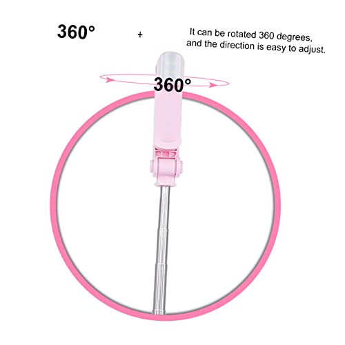 Trípode para teléfono DECORNIJIA con luz de relleno y mando inalámbrico para selfies 7