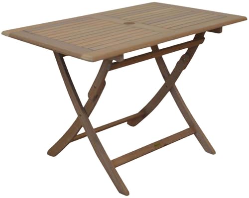Proloisirs Table rectangulaire en Acacia 110 x 70 cm Sophie