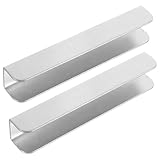 YARNOW 2 Stück Kindertor Ersatzrillen aus Stahl Treppenschutzgitter Nut Verstärkung Haustier und Sicherheitsgitter Zubehör Einfache Montage ohne Bohren für Türen und Zaun