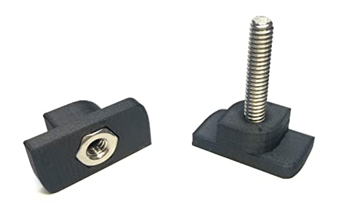 Drop-in T-Nut for Gladiator Gearwall Geartrack, Carbon Composite, 1/4-20, Mount, Anchor, Bolt