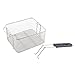 SJZERO Mini cestas de Patatas Fritas - Soporte para Patatas Fritas de Acero Inoxidable,Cesta para freír Patatas Fritas de Malla de Alambre para Cocina, Restaurante, Fiesta, Barbacoa