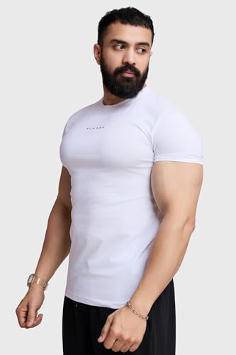 Image of Men's Crew Neck Slim Fit Gym Sports T-Shirt