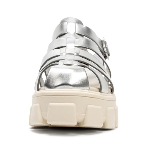 Image of Colgo Womens Platform Wedge Sandals Chunky Block Heeled Adjustable Buckle Fisherman Sandals for Summer