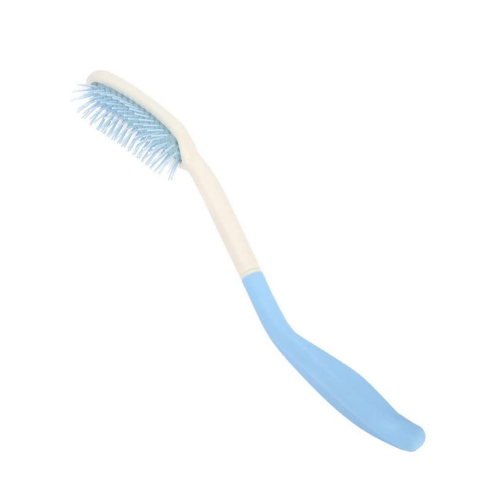 Semme Long Handle Soft Comb and Brush, Long Handled Comb and Brush Set