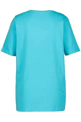 Ulla Popken Theodore River, Maglietta A Maniche Corte, Con Scollo A V, 54/56 - 4