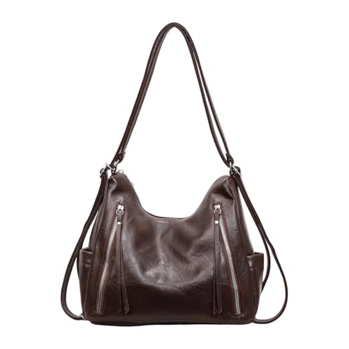 Sac à dos en cuir synthétique chic pour ordinateur et cours