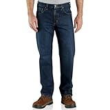 [カーハート] RELAXED-FIT TAPERED JEAN [W32 x L30] (H44) DEEP_CREEK パンツ デニムパンツ ワークパンツ デニム ジーンズ DENIM PANT 105119
