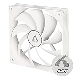 ARCTIC F12 PWM PST - 120 mm PWM PST Case Fan with PWM Sharing Technology (PST), Very quiet motor, Computer, Fan Speed: 230-1350 RPM - White