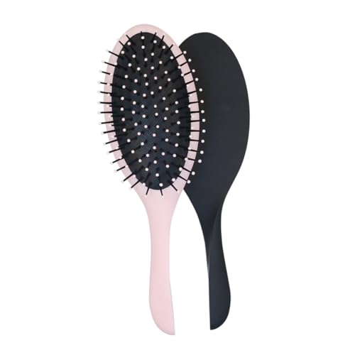 HAPINARY Cepillo De Masaje Antiestático Con Espejo Peine De Cuidado Para El Cabelludo Cepillo De Peluquería Desmontable Ideal Para Uso En Casa y Viajes