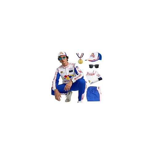Kousitei Halloween Race Car Driver Costume for Men