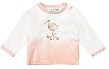 Leichtes Langarmshirt aus ganz weicher und super dehnbarer Jersey Baumwolle / Organic Cotton in einem zarten Offwhite und Lachs Ton von dem dänischen Kindermodehersteller MINYMO.