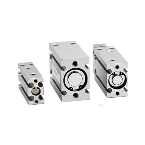 Cilindro neumático CDU16 con carrera de 10mm y pistón pequeño de montaje libre 5
