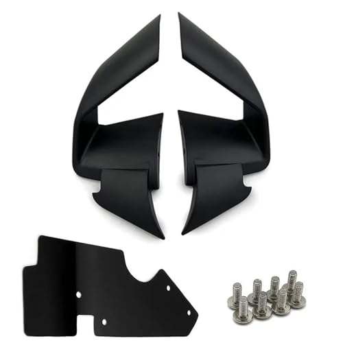 Kit aileron latéral fixe moto noir mat améliore appui avant BMW S1000RR