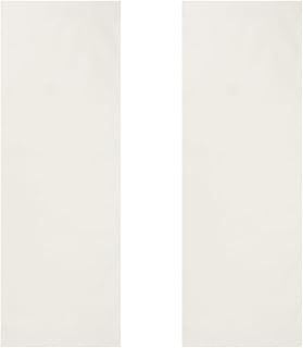 GORGECRAFT 2 Pieza de Repuesto de Lona para Silla de Playa Plegable para Exteriores, Color Blanco, 120 x 43cm, para Tomar el Sol, En el Jardín, En el Patio, En la Playa Y Relajarse
