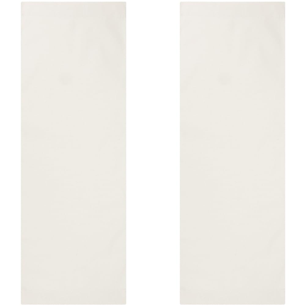 GORGECRAFT 2 Pieza de Repuesto de Lona para Silla de Playa Plegable para Exteriores, Color Blanco, 120 x 43cm, para Tomar el Sol, En el Jardín, En el Patio, En la Playa Y Relajarse