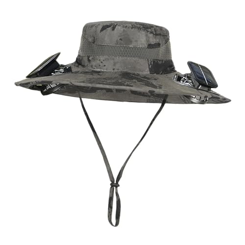 Chapeau de cowboy avec ventilateur de refroidissement intégré et chapeau de soleil