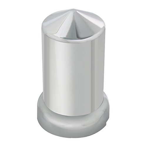 Image of GG Grand General 10269SP 33 mm Chrome Plastic Pointed Nut Cover with Flange, inch33mm x 3-1 /8 inch inch inch