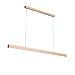 Produktbild Einfach LED Büro Esstisch Pendelleuchte Dimmbar Pendellampe Holz Hängeleuchte Hängelampe Bürolampe Höheverstellbar Für Esszimmer Wohnzimmer Büro Restaurant Cafe Studio Dimmen Ohne Dimmer (Buche)