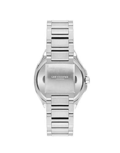 Image of Lee Cooper Automatic Analog Silver Round Dial Men's Watch - LC07977.530