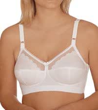 Goddess 304 DDd56 White Full Figure Soft Cup Bra at Amazon Women’s