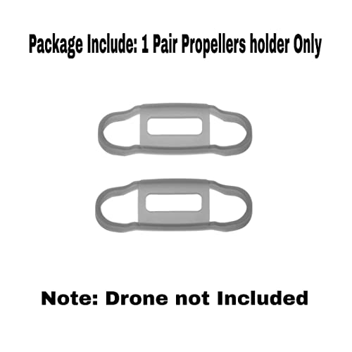 Image of GetZget Props Holder Compatible with DJI Mavic Mini /Mini 2 / Mini SE Propeller Holder Silicone Cover Accessories (Grey)