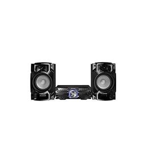 Panasonic SC-AKX320 high-performance geluidsinstallatie voor thuis, 450 W, 16 cm woofer, 6 cm tweeter, Bluetooth, USB-dual, CD, AUX, DJ-jukebox, DJ-functie, HiFi, helder geluid, zwart