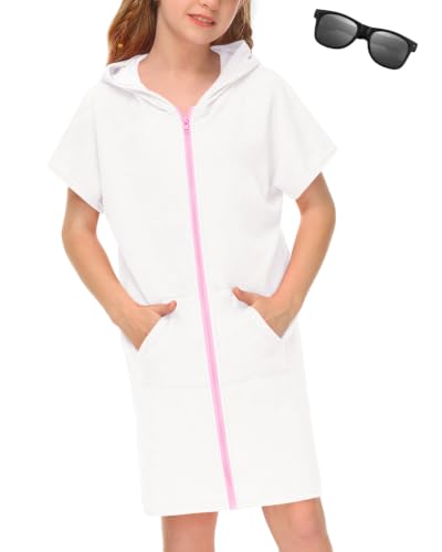 Image of BesserBay Boys Girls Swim Cover Up Terry Cloth Swimwear