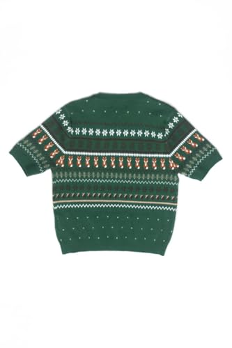 Image of Hell Bunny Vixey Jumper Fox Knitted 50's 60's Vintage Retro Pinup Short Sleeve