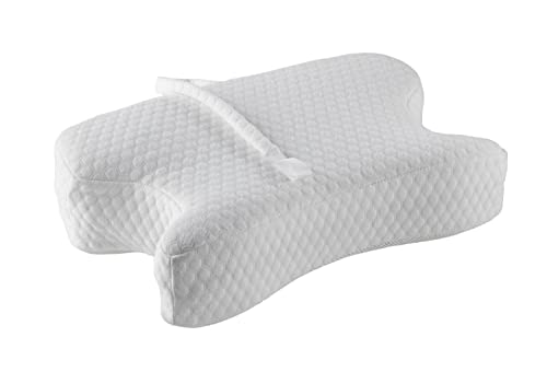 Orbisana CPAP-Kissen höhenverstellbar - 3 hochelastische Schaumstofflagen Ergonomic Pillow als Nackenstützkissen Seitenlage Kissen & Rückenschläfer Kissen Cover