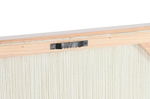 Tableau MDF coton 80x80 relief 3D pour habiller un mur vide