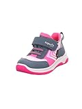 Superfit Mädchen Schnürhalbschuhe Cooper, Kinder Halbschuhe, Weite: M IV, lose Einlage, freizeitschuh, schnürschuhe, Sneaker, BLAU/PINK (010), 29 EU