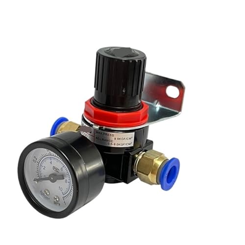Régulateur de pression AR2000 1/4 avec manomètre réglable en aluminium