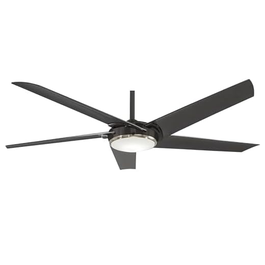 Minka-Aire F617L-GM Raptor 60 Inch LED Ceiling Fan with DC Motor and Integrated 16W LED Light in Gun Metal Finish