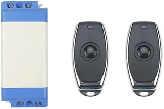 AC 85v 110v 120v 220v 240v 250v 1 Relay Wireless Remote Control Switch 1 Receiver +2 Transmitter self-Lock Power on/Off
