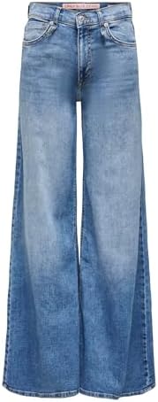 Only Onlcalifornia Mw Wide Flare DNM Rea, Dark Medium Blue