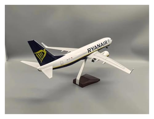 Modelo de avión Ryanair B737-800 escala 1:85 diecast de colección en resina 2