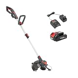 AL-KO Tagliabordi a batteria GTD 1833 Greenline, larghezza di taglio 33 cm, filo 100% biodegradabile, gambo divisibile, 1 batteria (2,5 Ah) e caricatore inclusi