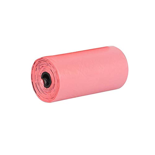 TINGS Disposable Degradable Garbage Bag Flat Mouth Environmental Protection Household toilet cleaning kitchen trash bags Garbage bag,Pink