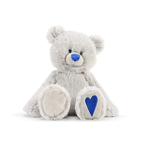 Image of DEMDACO Clever Blue Sapphire Color September Birthstone 8.5 inch Children's Plush Stuffed Animal Toy