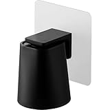 山崎実業(Yamazaki) フィルムフック マグネット マウスウォッシュ タンブラー ブラック タンブラー：W5×D5×H5.5cm タワー tower 浮かせる収納 コップ ミニ 10132