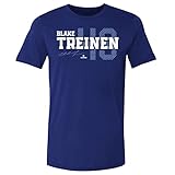 500 LEVEL Blake Treinen Shirt (Cotton, Large, Royal Blue) - Blake Treinen Type WHT